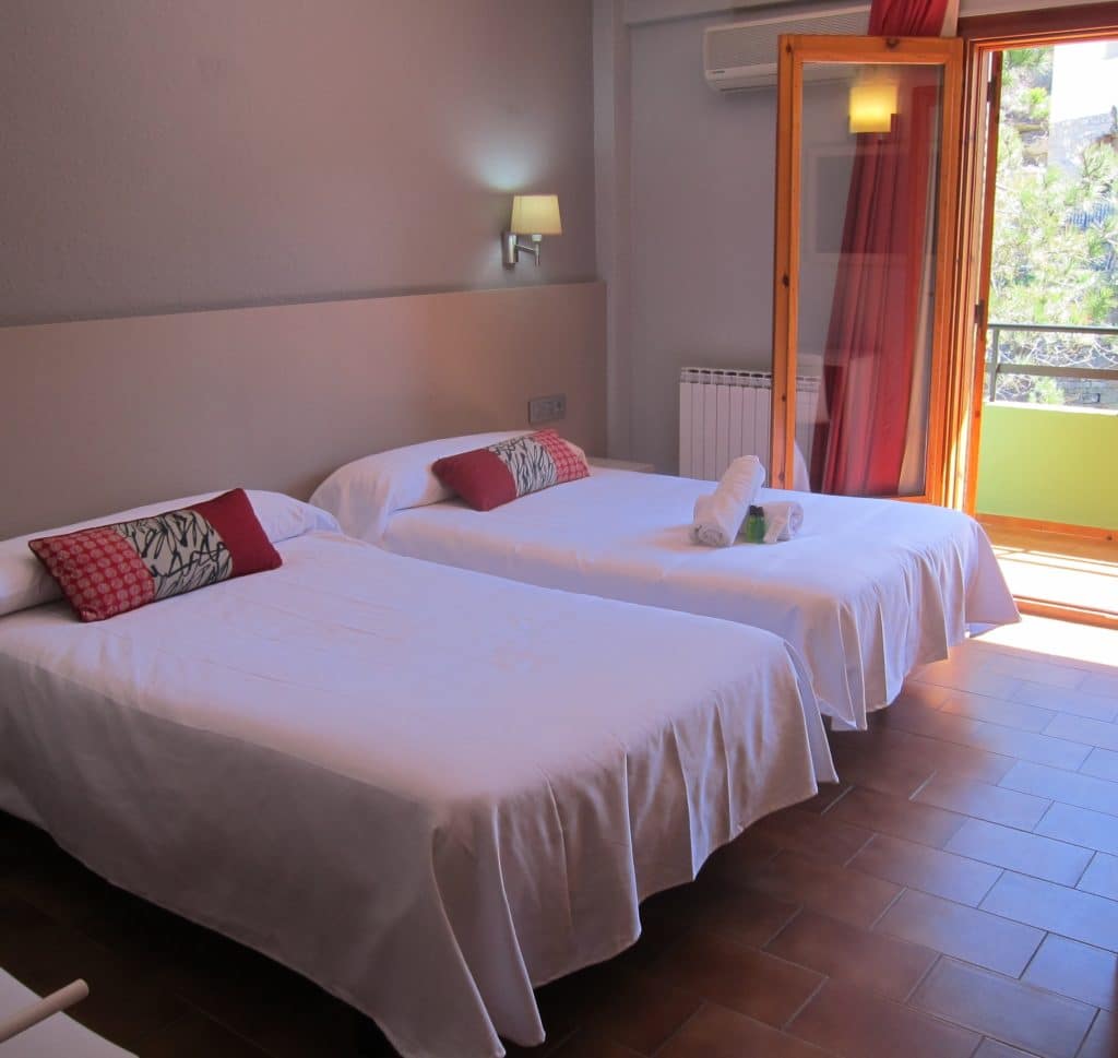 Chambre double avec terrasse
